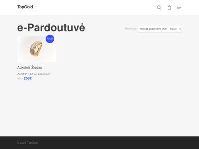 TOPGOLD-JUVELYRIKA  www.topgold.lt