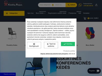 Ergonominės kėdės biurams ir namams | kedziurojus.lt