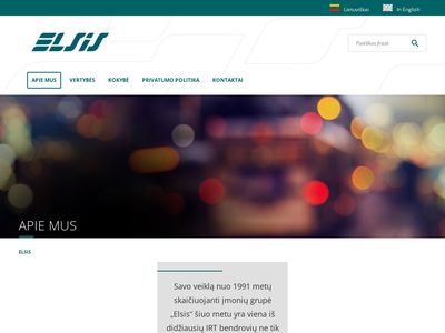 Elsis  www.elsis.lt
