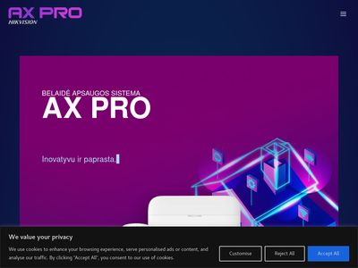 Pradžia – AX Pro | Hikvision  axpro.lt