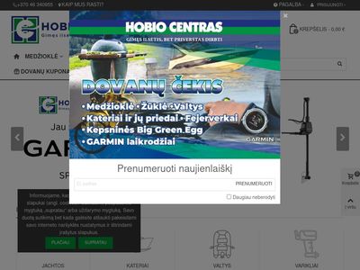 Medžioklės prekės | Laivybos prekės | Internetinė parduotuvė –
