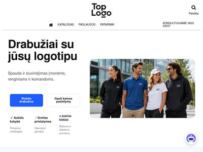 TopLogo.lt: Reklaminiai ir darbo drabūžiai | Logotipų spauda