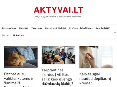 Aktyvai.lt | Aktyviai gyvenantiems ir mastantiems žmonėms