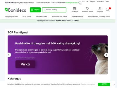 Internetinė parduotuvė | Bonideco.com  bonideco.com