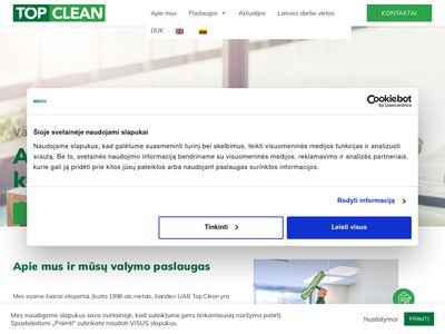 Valymo paslaugos verslui | Valymo paslaugų įmonė | TopClean