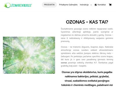 Ozonatorius.lt – Ozono Generatoriai namams ir biurams