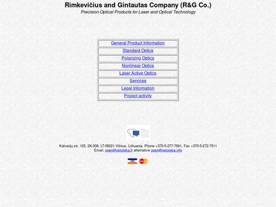 R&G Co.  www.optoteka.lt