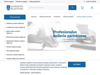 Vandens šildytuvai, boileriai |Parduotuvė| vandens-sildytuvai.lt