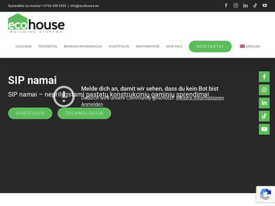 SIP namai: skydai, plokštės, panelės, kaina – Ecohouse.eu