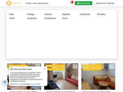 Nakvynė pajūryje | Kambarių nuoma | Trumpalaikė nuoma poilsiui