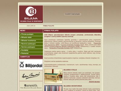 Biljuva – biliardo stalai ir inventorius, įranga laisvalaikiui ir