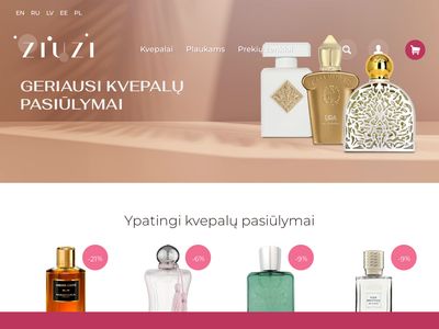 Nišinių kvepalų el.parduotuvė | Ziuzi.lt  www.ziuzi.lt