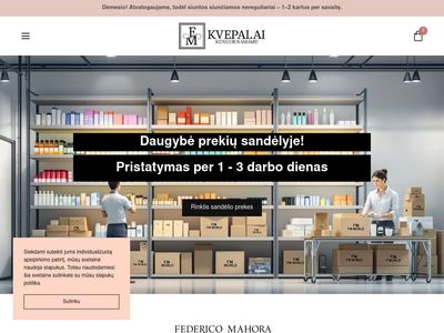 Pradinis – FMkvepalai.lt – Federico Mahora – Kvepalai, namų kvapai,