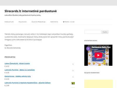 Lietuviškos Muzikos įrašų parduotuvė iš pirmų rank