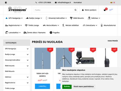 UAB Fedingas – GPS navigacija, vaizdo registratoriai, įvairi ryšio