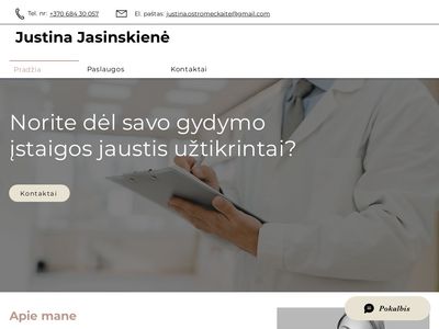 Medicinos Auditorė | Justina Jasinskiene | Vilnius