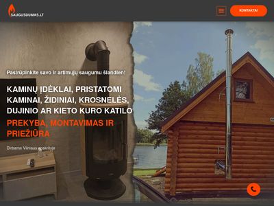 Kaminų įdėklai, pristatomi kaminai ir kaminų valymas – SaugusDumas