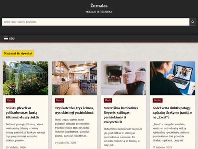 Žurnalas – MOKSLAS IR TECHNIKA  www.mokslasirtechnika.lt