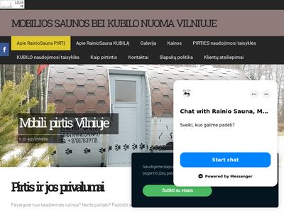Rainiosauna: mobili pirtis | pirtis vilniuje | pirties nuoma | pirtis