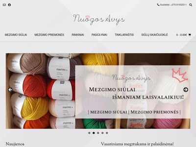 Mezgimo siūlai, virbalai internetu – NUOGOS AVYS  nuogosavys.lt