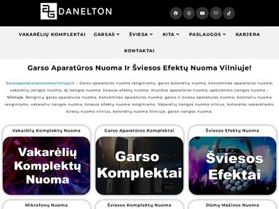 Garso Aparatūros Nuoma, Garso Kolonėlių Nuoma Renginiams