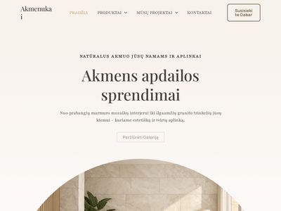 AKMENUKAI UAB: akmens plytelės| fasadų apdaila  www.akmenukai.lt