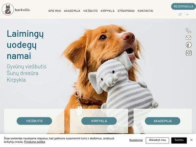 Gyvūnų Viešbutis | Barkvilis | Žemieji Rusokai  www.barkvilis.lt