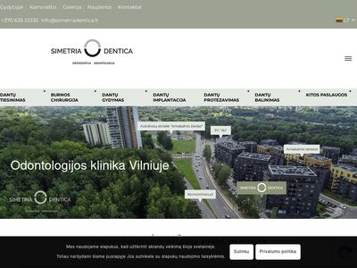 Odontologijos klinika Vilniuje – Simetria Dentica  www.simetriadentica