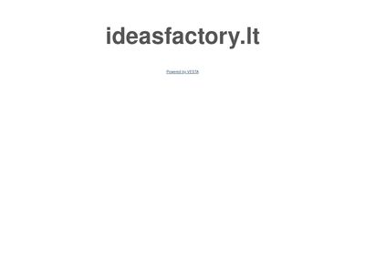 Ideas Factory LT  www.ideasfactory.lt