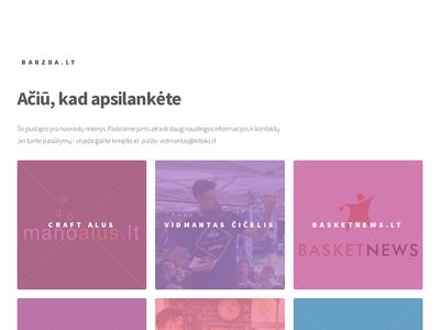 Projektai – Barzda  www.barzda.lt