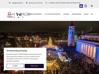 Vilniaus kultūros centras  www.vilniuskc.lt