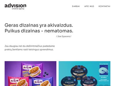 Advision – Kūrybinė agentūra iš žmonių  www.advision.lt