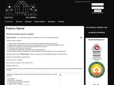 Pokerio Namai  www.pokerionamai.lt
