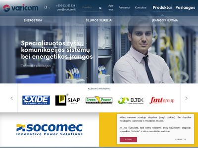 VARICOM – Ryšių ir energetikos įranga, telekomunikacijų įranga,