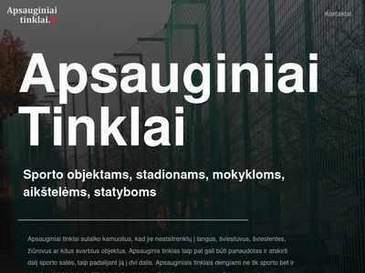 Apsauginiai tinklai sportui ir ne tik – ApsauginiaiTinklai.lt