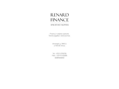 renard.lt
www.renard.lt