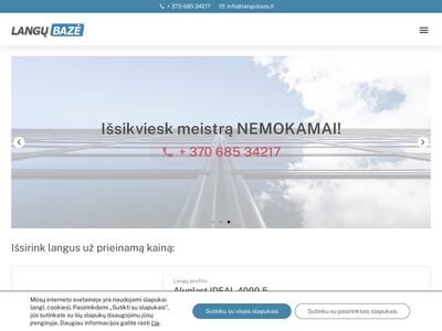 Pagrindinis – Langų bazė  www.langubaze.lt