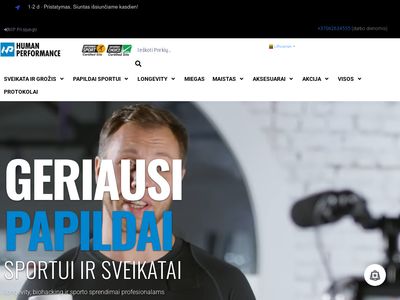 HumanPerformance.lt – Produktai Sportininkams  www.humanperformance.lt