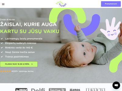 Lavinamieji žaislai | Žaislų Klubas | Viskas Nuo 20 EUR/mėn