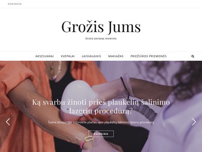 grozisjums.lt – Portalas moterims  www.grozisjums.lt