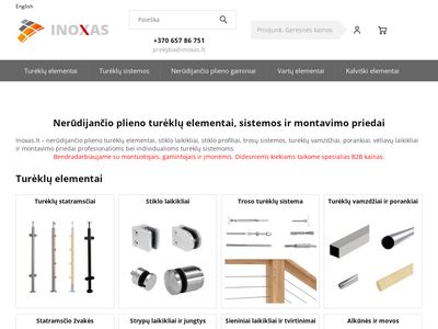 Turėklų elementai – inoxas.lt  www.inoxas.lt