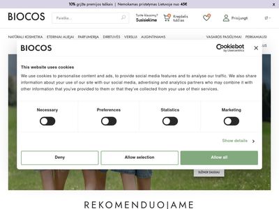 Natūrali kosmetika ir aromaterapija | BIOCOS – Biokosmetikos
