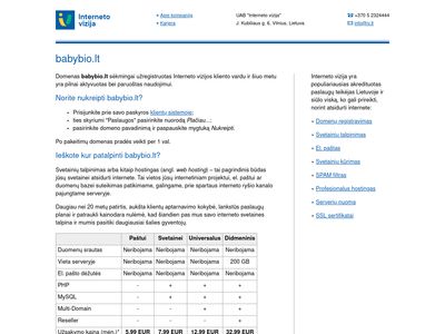 Ekologiškas maistas kūdikiams ir vaikams – Babybio