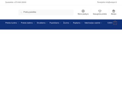 Gyvūnų prekės internetu – VetSpot.lt  vetspot.lt
