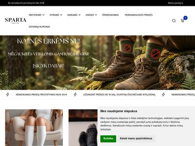 Kojinės internetu – Sparta Textile  spartatextile.lt
