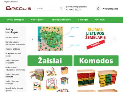 UAB Breolis vaikų darželio baldai, mokykliniai baldai, biuro baldai