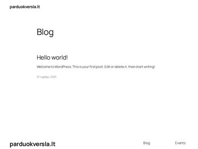 Pagrindinis – ParduokVersla.lt  parduokversla.lt