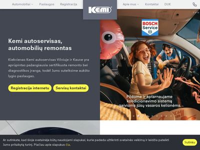 Autoservisas Vilniuje ir Kaune || Kemi  www.kemi.lt