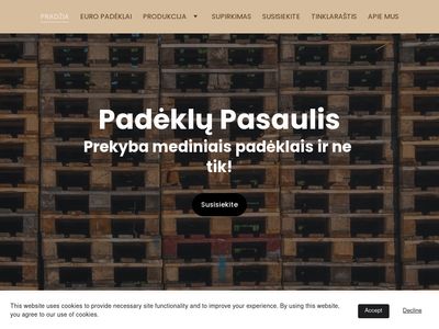 Paletes, padeklai  padeklu-pasaulis.lt