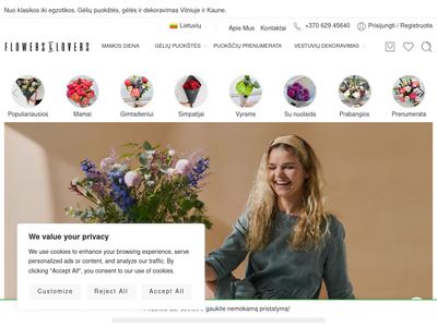 Flowers and Lovers – Unikalios Gėlių Puokštės Vilniuje